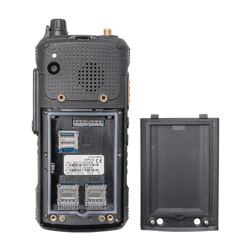 UNIWA A1 Pro 2.4 Inch Touch Screen Android Portable Dual Modes DMR Walkie Talkie Rugged Smartphone