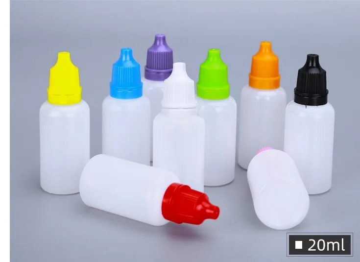 Childproof cap 3ml 5ml 10ml 15ml 20ml 30ml 50ml  ldpe squeeze plastic dropper bottle for eye drops