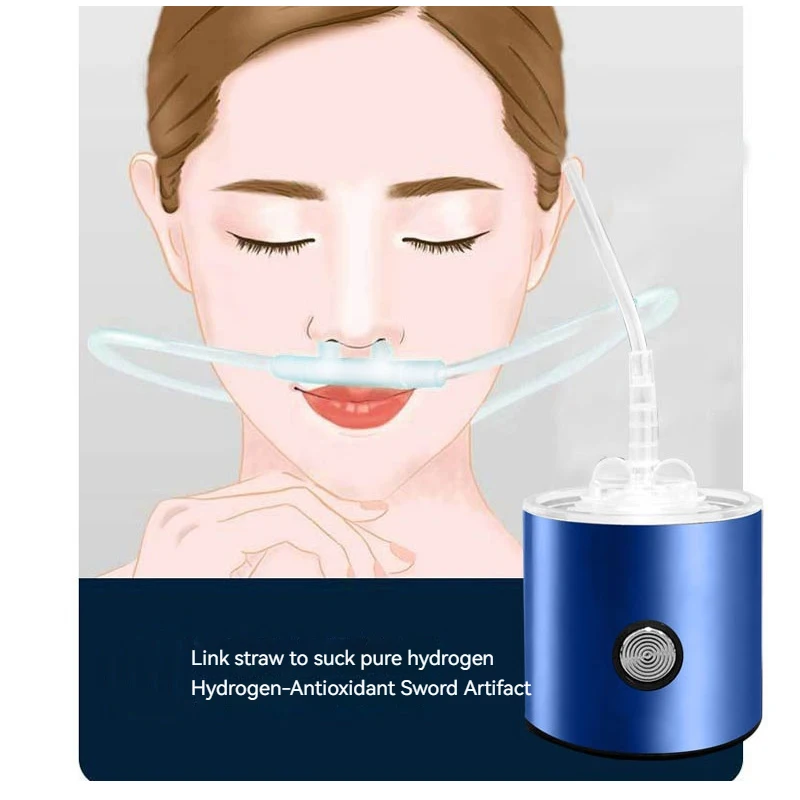 Type C Charge 3000PPB Hydrogen Breathing H2 water machine portable hydrogen bottle with SPE and PEM