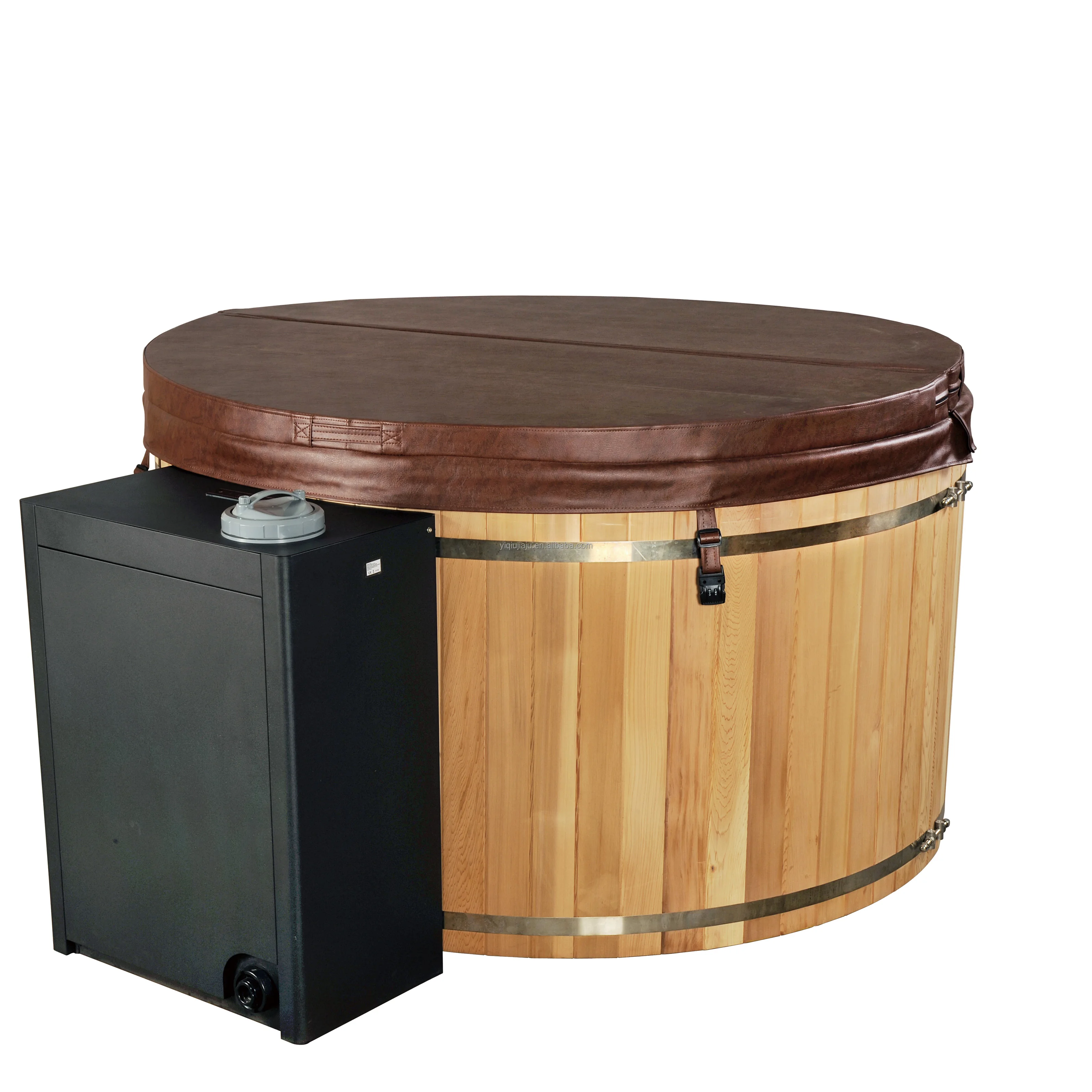 Cedar Lover 2 People Massage Bathtub Outdoor Spa Hot Tub Steps With Heater Japanese Hot Tub Wood