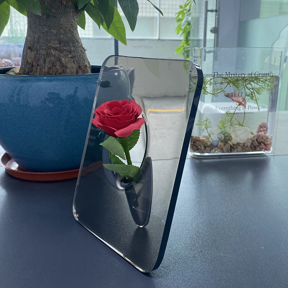 Nordic simple ins acrylic cute flowers plastic desktop creative decorations bud vase for wedding center piece flowers vases