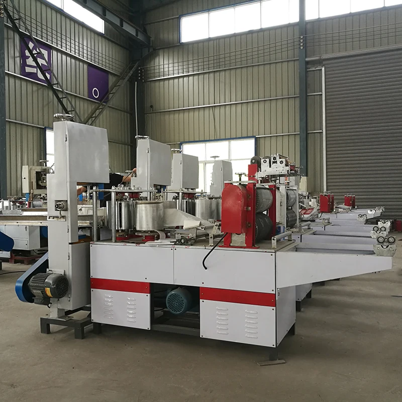 
Small Business for Family Worker Simple Operate Automatic Napkin Paper Making Machine 