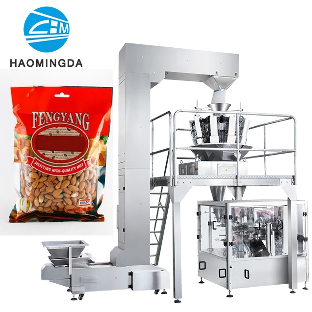 Fully Automatic High Quality Almond Nut Dried Fruit Packing Machine  Factory Directly Selling