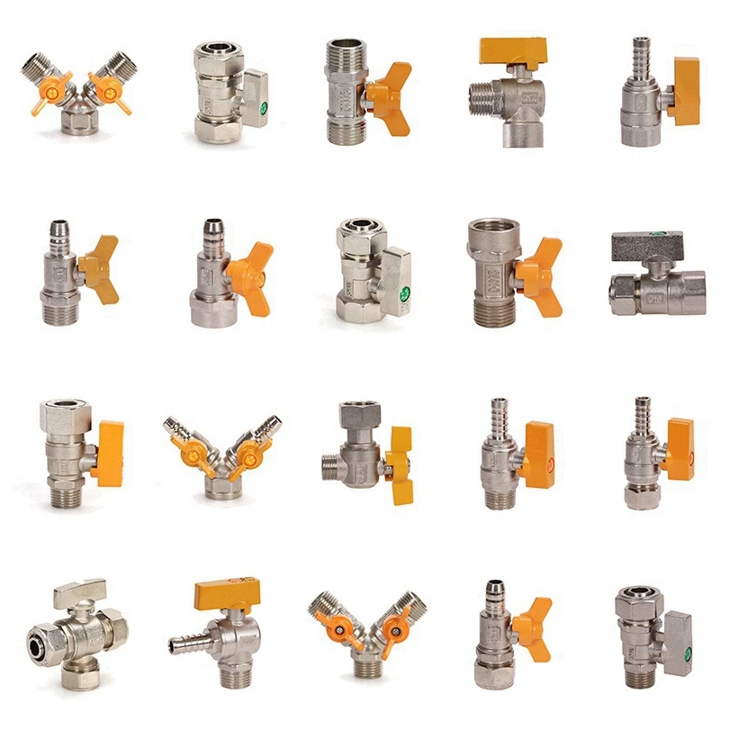 High Pressure Ball Valve Manufacturers Gas Line Brass Ball Valve With Short Handle