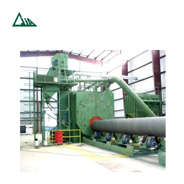 QGW pipe blasting machine by steel shot