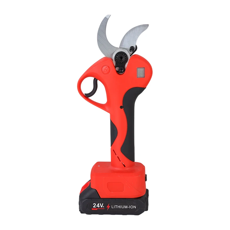 Electric Pruning Shears with 4.0 Lithium Battery Sk5 Blade Rubber Handle-DIY Grade Cordless Bypass Pruning Trees REACH certified