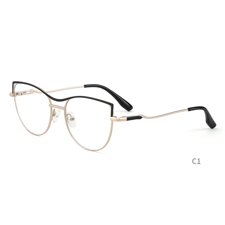 Оптовая продажа металлическая оптическая оправа для очков из нержавеющей стали металлические оправы различные