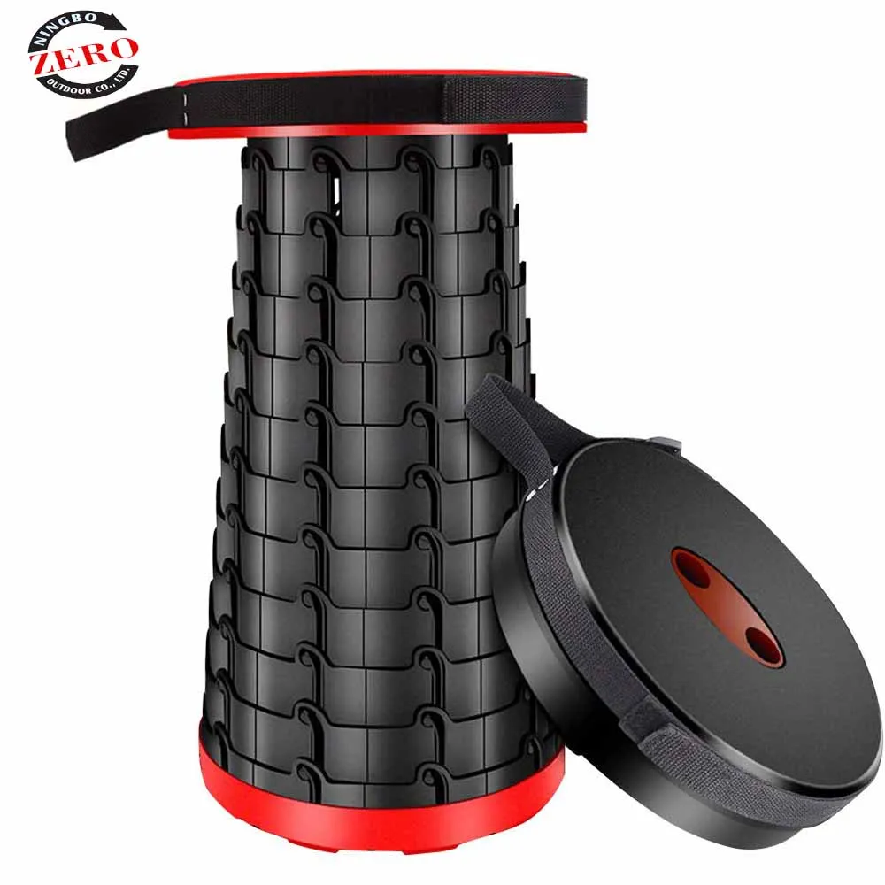 
Heartbeat Retractable stools Sturdy Portable Lightweight Plastic Outdoor Travel Camping Fishing Garden Folding Stool 