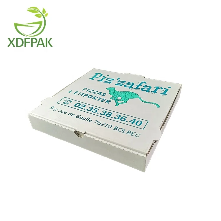 Corrugated paper packaging pizza carton Pizza box customization Baking packaging clamshell blank box takeaway packaging box