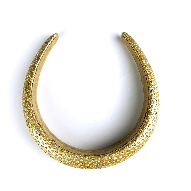 Повязка на голову женская, аксессуар для волос в кожаном стиле, повязка на голову золотого цвета