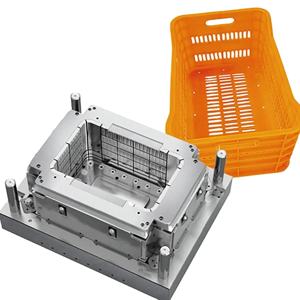 Haida BM-03 plastic fruit beer bottle basket mold mould injection crate for HD390L  390ton 400ton injection molding machine