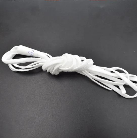 Disposable mask rope 5mm elastic mask with wholesale white elastic rope elastic hanging ear strap spot wholesale