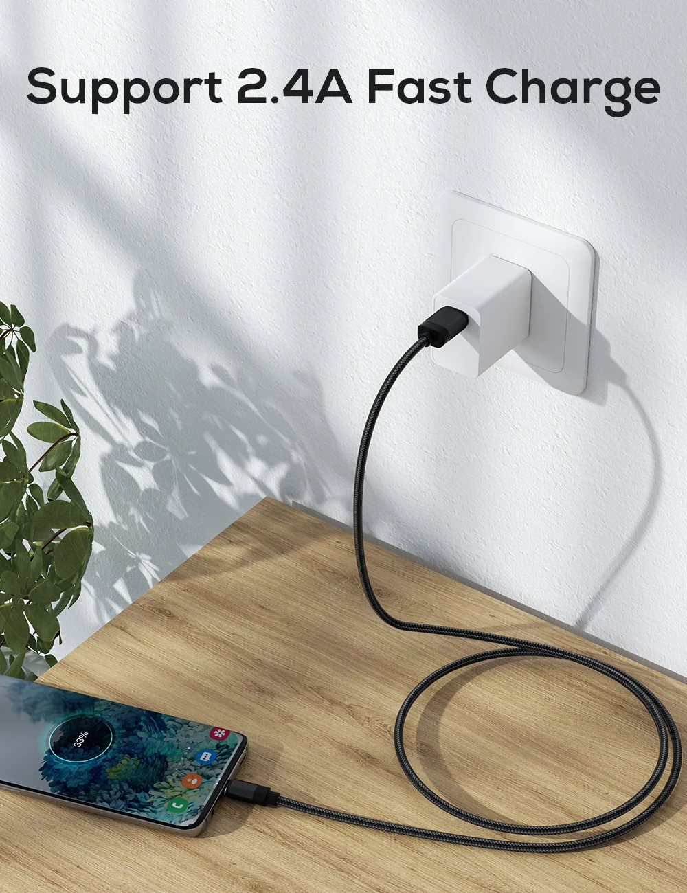 
Wholesale power cord nylon braided aluminum alloy usb cable mobile phone fast charging usb data cable type C 