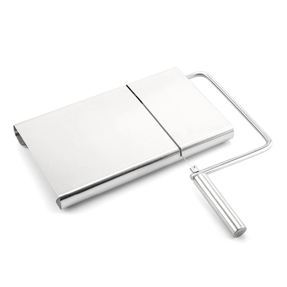 Kitchen Tool Chocolate Food Mill Cheese Grater Cutting Stainless Steel Wire Cheese Butter Slicer Board