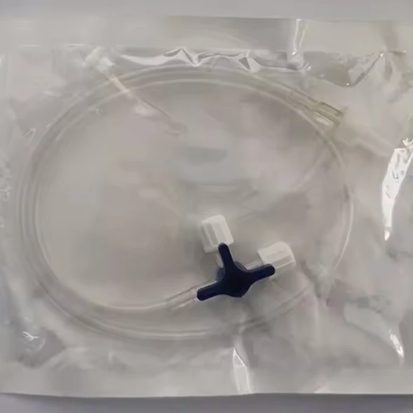 Three Way Stopcock Flexible T-Connector Extension Tube 3 Way Stop Cock For Clinical Hospital Plastic Luer Lock Adapter