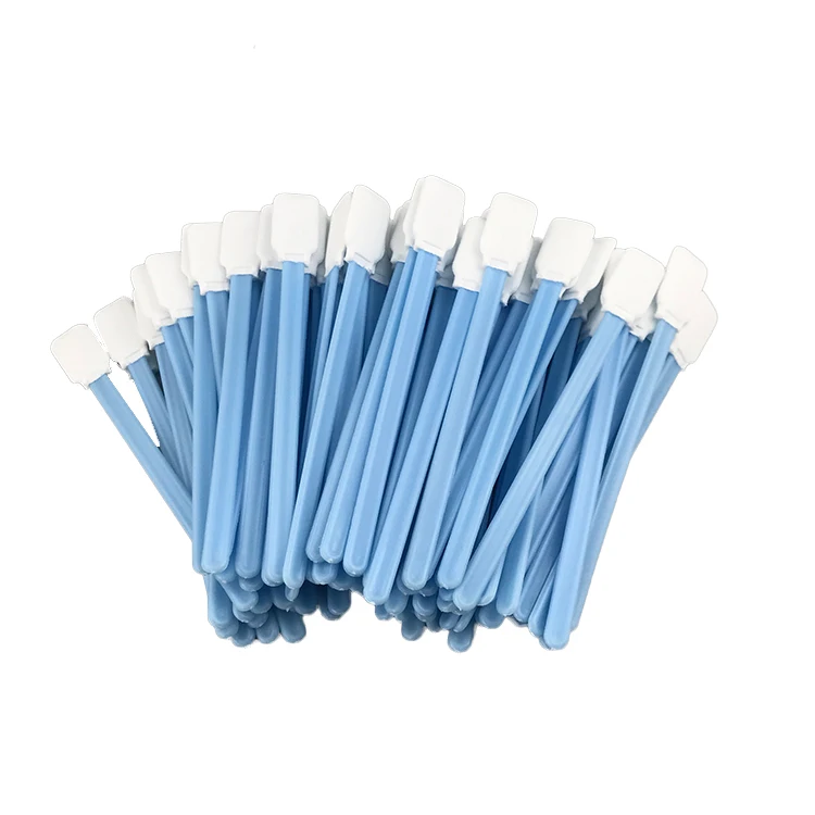 Printer Head Industrial Cleaning 50pcs Dust Free Square Rectangle Polyester Cleanroom  Swab