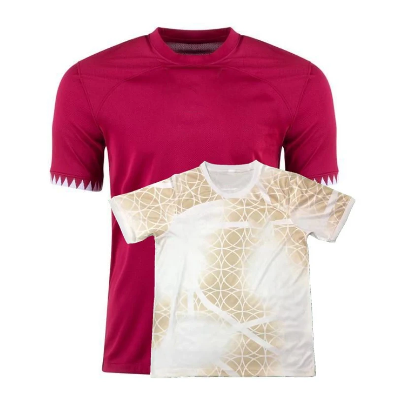 2022 2023 Qa tar soccer jersey player Thai fan football uniforms T-shirt Short Sleeve Sportswear