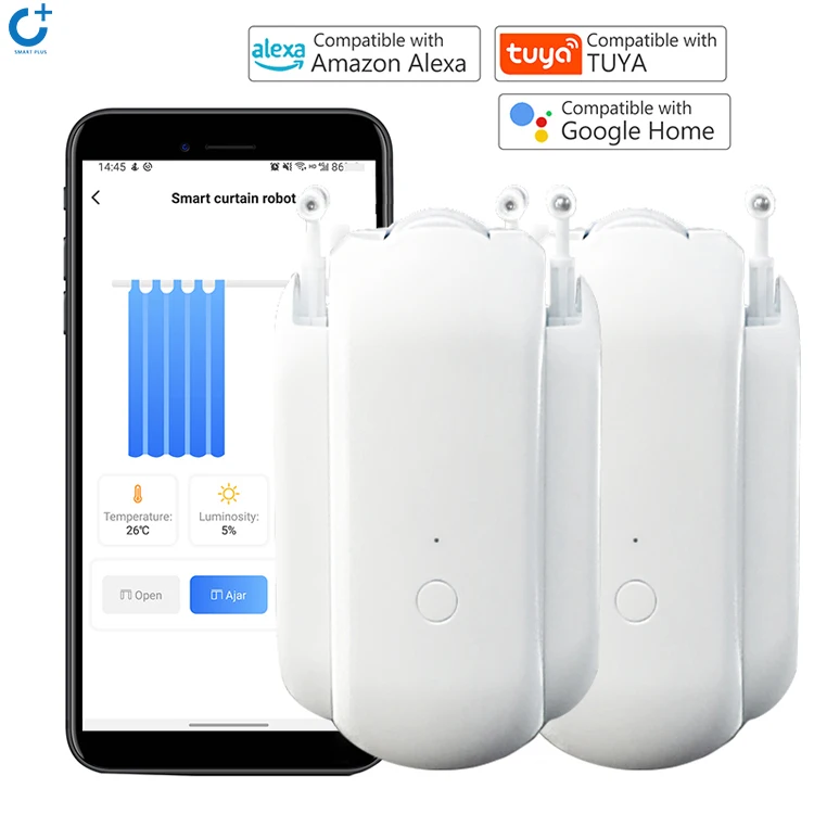 Tuya wifi smart Switch bot Curtain Smart Home Automatic Electric Curtain Opener robot