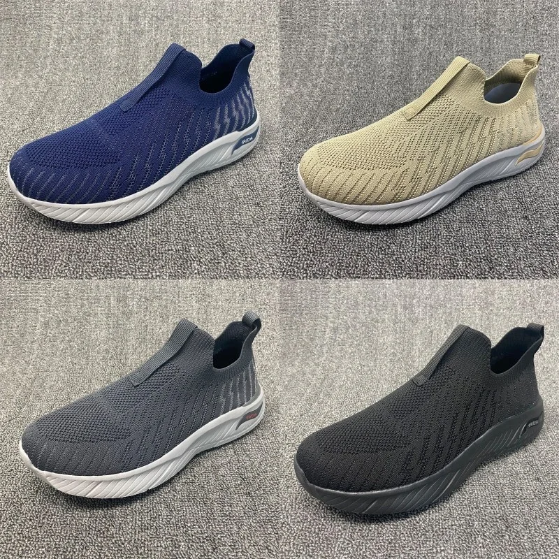 Mammon Wholesale New Material Soft Wearing Light Weight Sketchers Men Running Sport Shoes