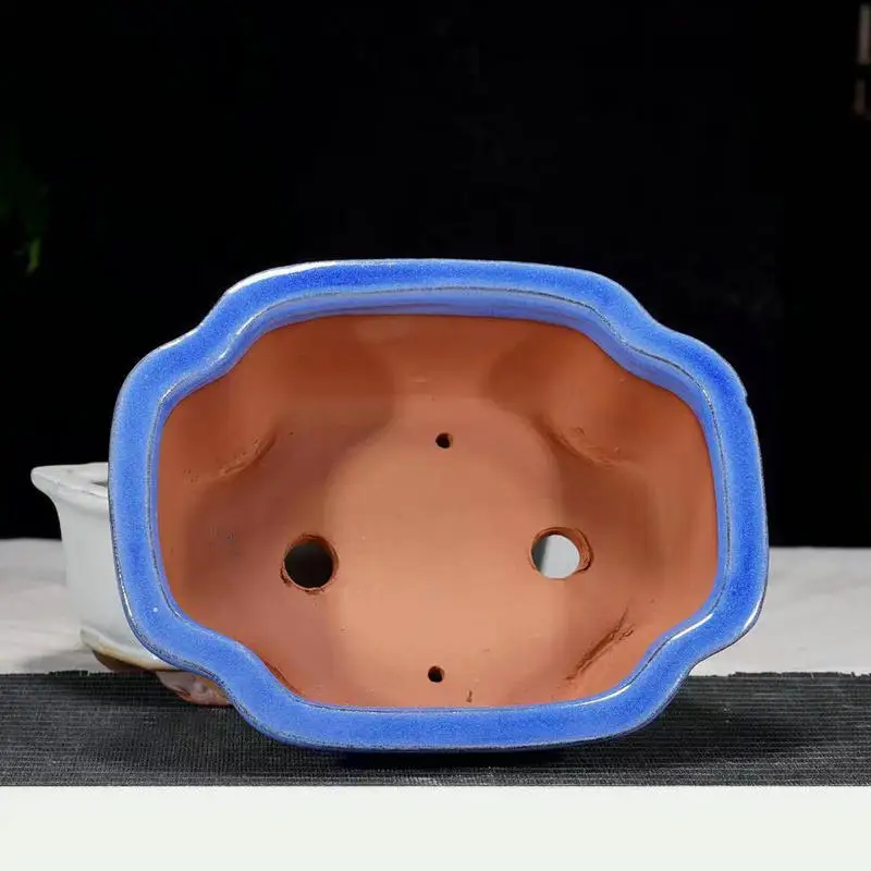 Factory small bonsai pots from 8cm to 16cm miniyixing pots glazed bonsai pots planters wholesale