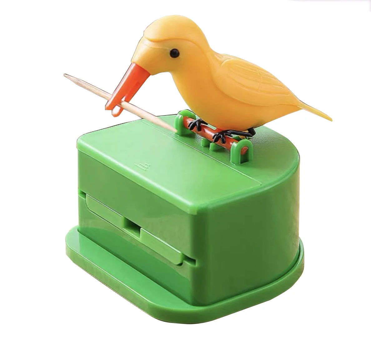 Factory customized  plastic creativity toothpick holder cartoon automatic toothpick box