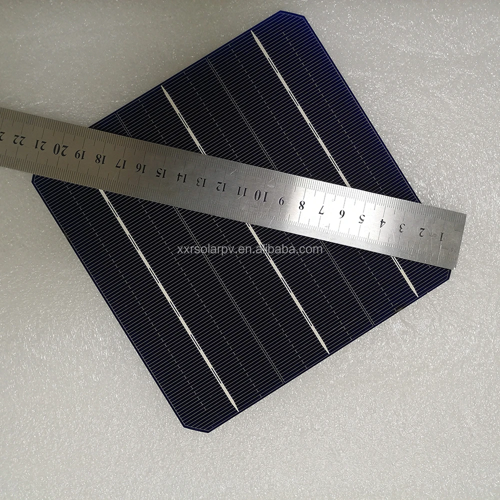 A grade 6 inch polycrystalline solar cell 3BB 4BB 5BB high efficiency 20.5% mono pv cells for DIY solar module