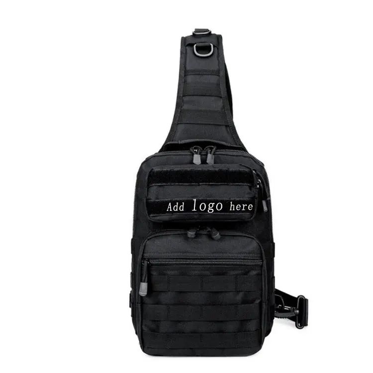 AYPPRO New Unisex Single Shoulder Tactical Chest Crossbody Sling Backpack One Day Pack with Camouflage Zipper Closure Outdoors