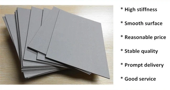 
FSC certified Popular grey board Factory Price 