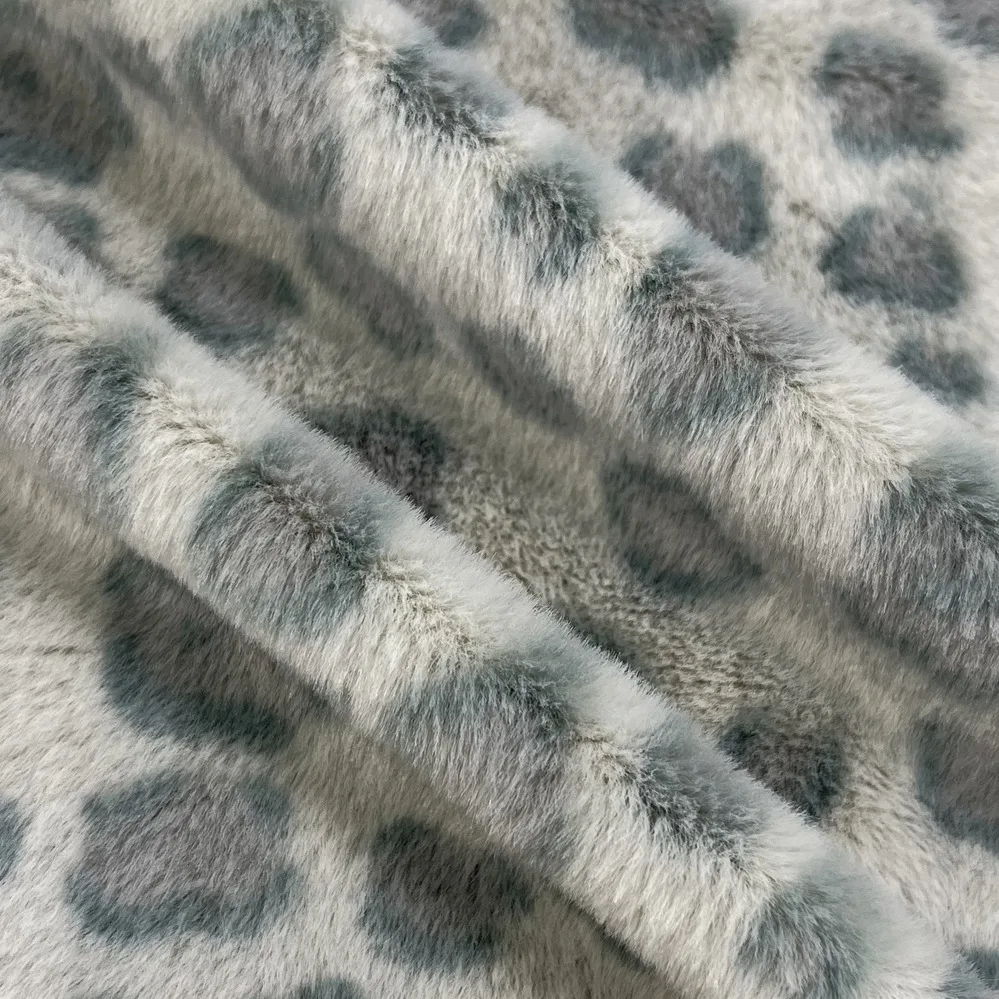 Искусственный мех с животным принтом из искусственного меха 5 мм супер мягкая меховая ткань для одежды модный аксессуар игрушка