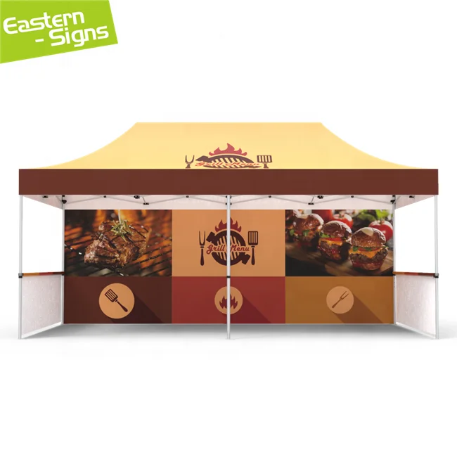 УФ-стойкая Портативная Алюминиевая 600D оксфордская ткань наружная 10x20 Торговая выставка Навес всплывающая палатка для