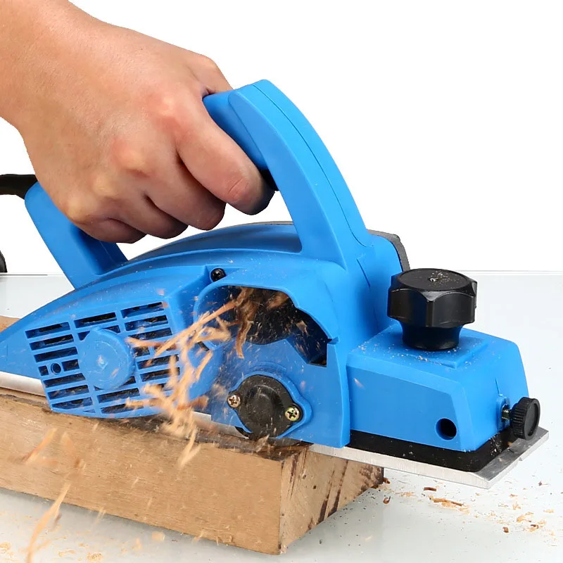 220V Multifunctional Industrial Electric Planer Handheld Wood Planer Edge Trimmer 0-2mm Electric Wood Planing Machine