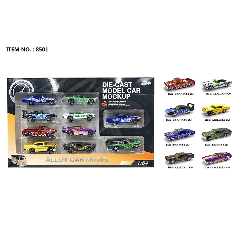 Newest Style Mini Hot Slide Wheels Toy Car Model 1/64 Scale Diecast Toy Vehicles Racing Classic car