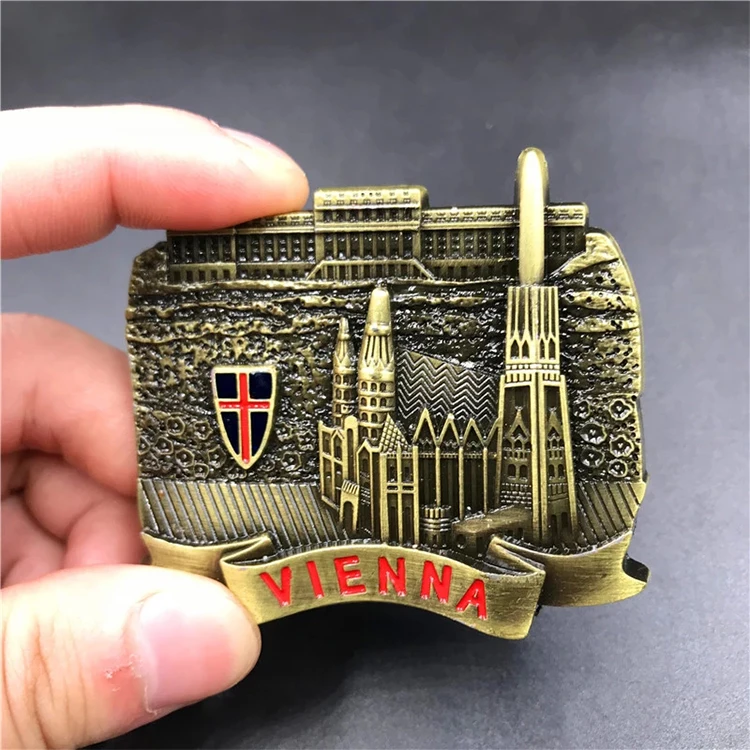 Металл 3D Франция Париж Город Страна путешествия Декор сувенир справ магнит
