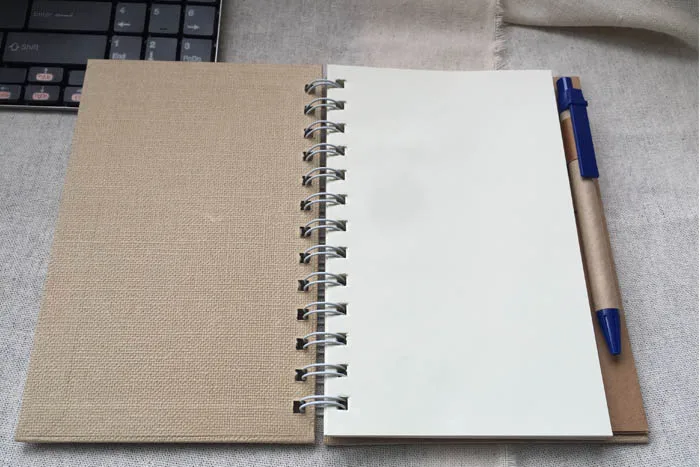 2024 Hot Selling Office School Supplier Custom Logo Notebook Paper Cover Spiral Diary A5 Notebook