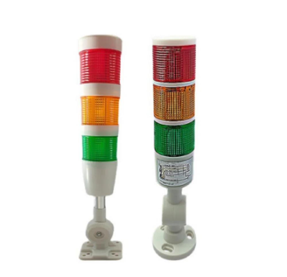 Led multi-layer warning light three-color indicator light Machine tool fault alarm tower light Buzze