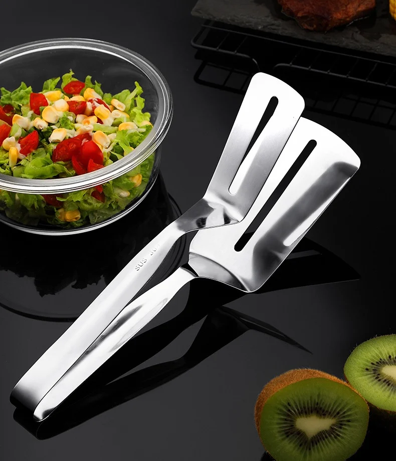 Кухонная посуда Bonny из нержавеющей стали многофункциональный утолщенный стейк и зажим для барбекю кухонная Лопата жарки