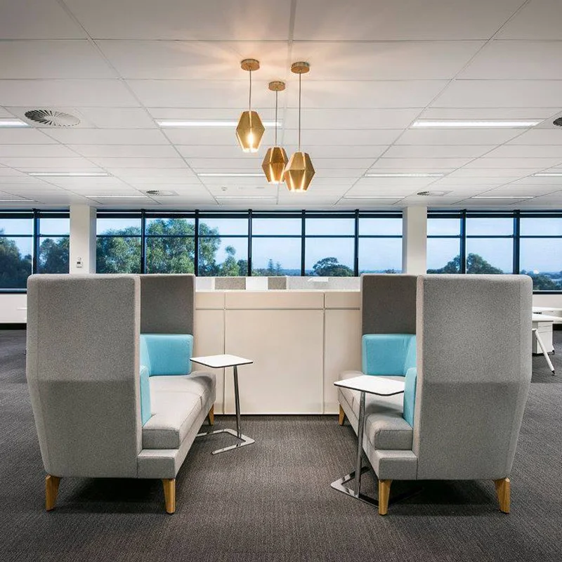Office Sofa Seating / Meeting Pod Sofa/ VIP Open Area Space Sofa Design
