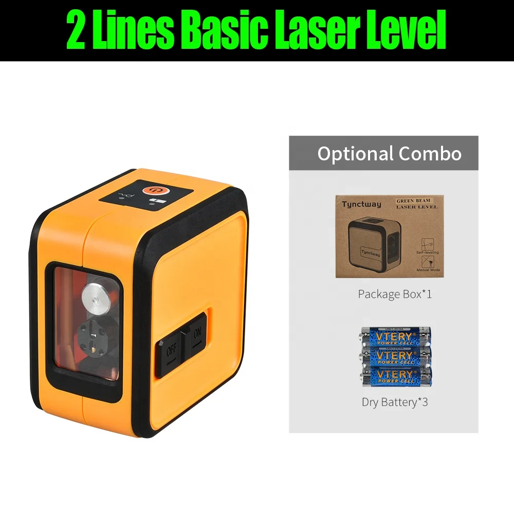 mini 2 lines cross laser level for home building