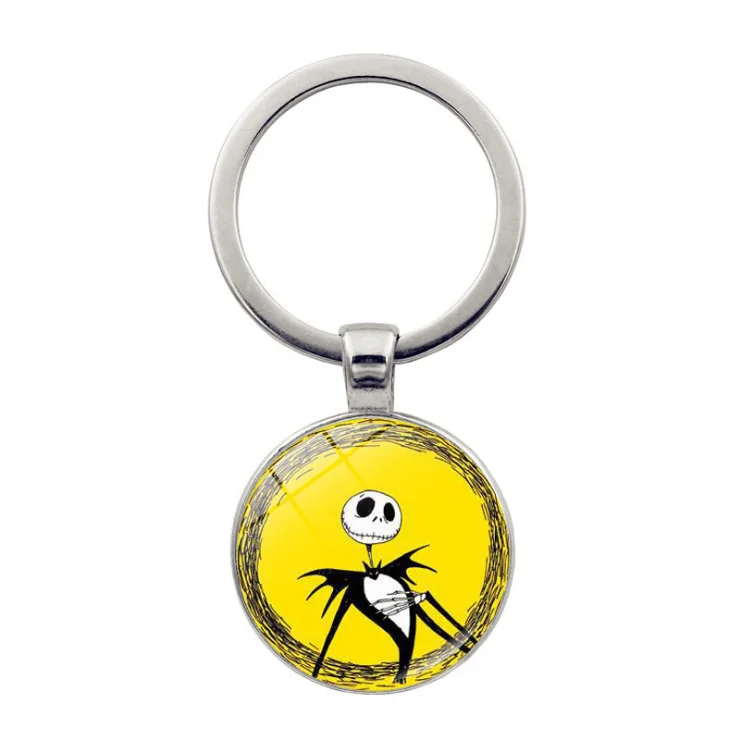 Hot Sale Promotional Creative Stainless Steel Christmas Lovely Custom Cartoon Tree Metal Keychain