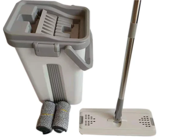 Factory Wholesale Household Free Hand Scrape Floor Swob Washing Bathroom Cleaner Tool  Cleaning Floor Flat Mop