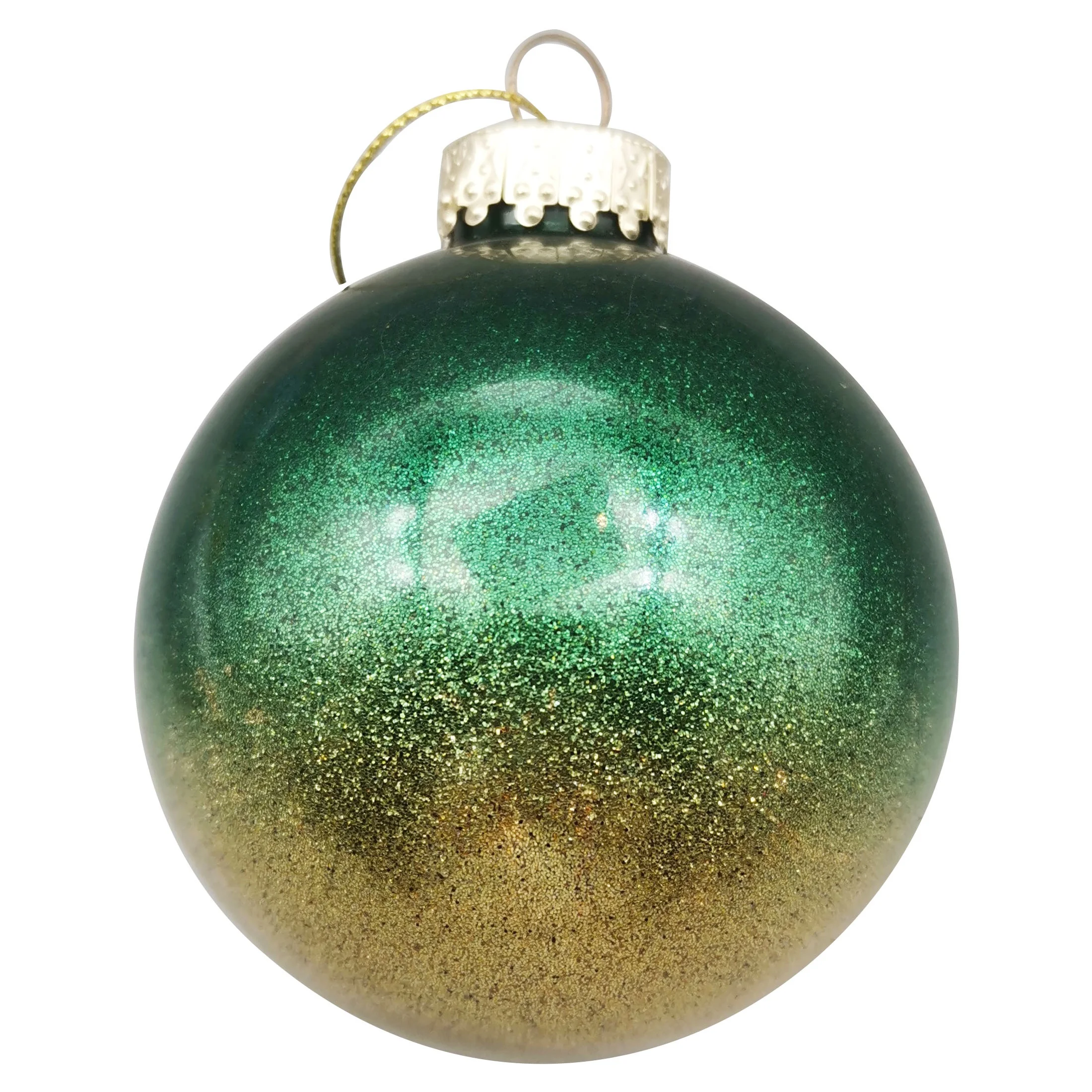 Hand Painted Filler Glitter Luxury Christmas Glass Ball Glass Balls Ornaments For Christmas Decoration
