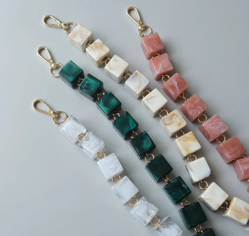 Resin Link acrylic chain for purse Handbags