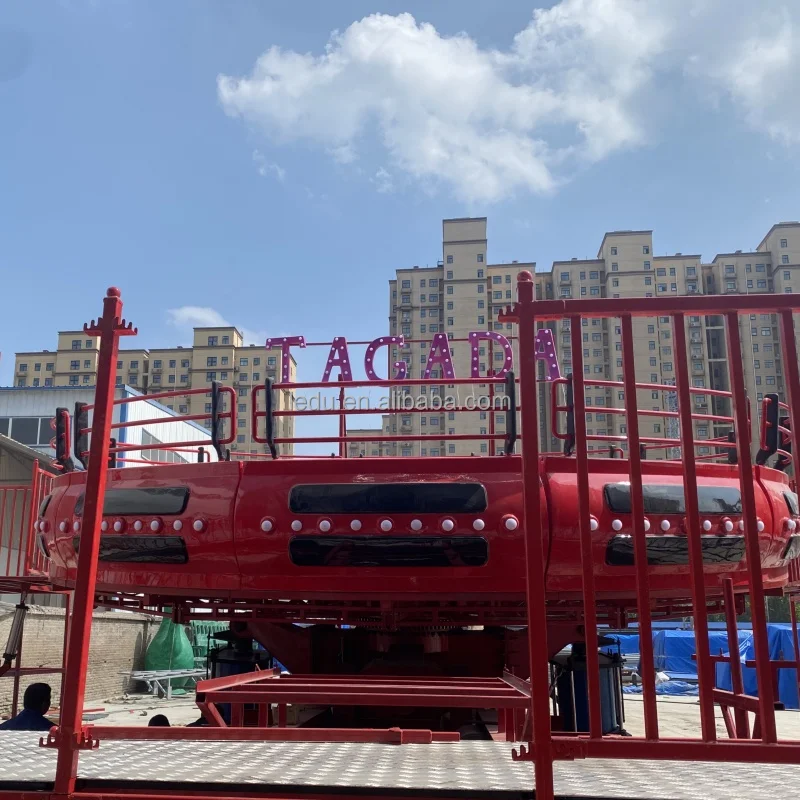 China manufacturer amusement park trailer mounted rotating disco tagada turntable ride for sale