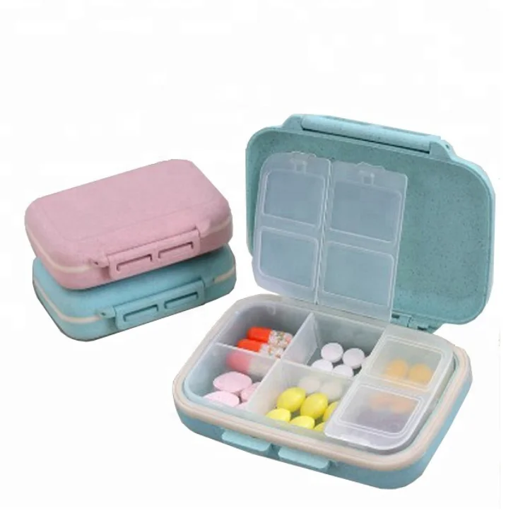 Cheapest Price Portable Plastic Pill box/Pill Organizer/Medicine Storage Case, Customized Logo Is Welcome, 7/14/28/30 Days
