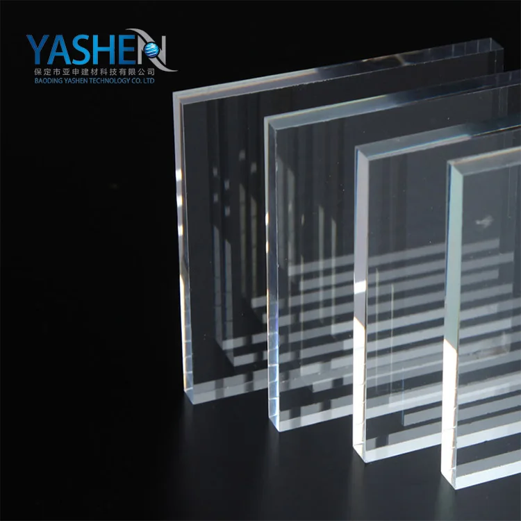 Custom large transparent acrylic cast  clear  pmma  sheet  1mm 2mm 3mm