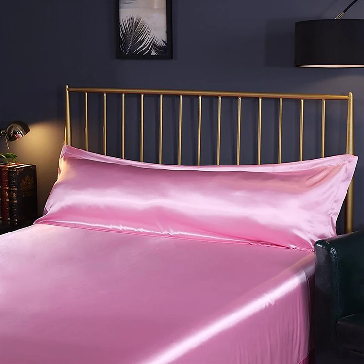 Wholesale Body Cover Summer Beauty Salon Silk Pillow Case Long Pillowcase