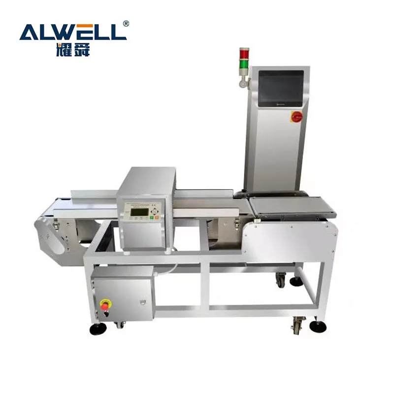 
cheap new products ideas combo metal detector and check weigher for food 