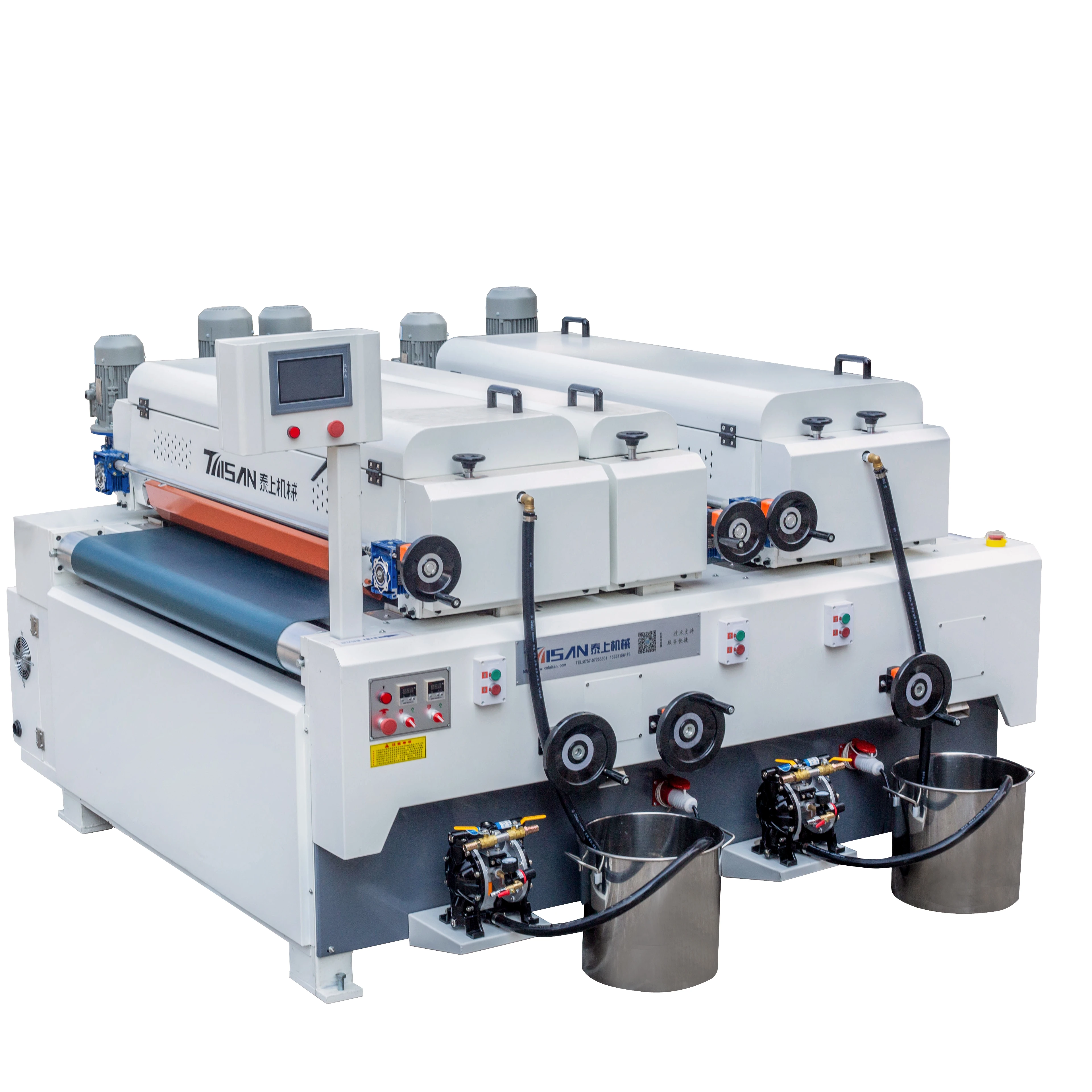UV roller coating machine 2rollers high glossy coating machine for pvc marble sheet