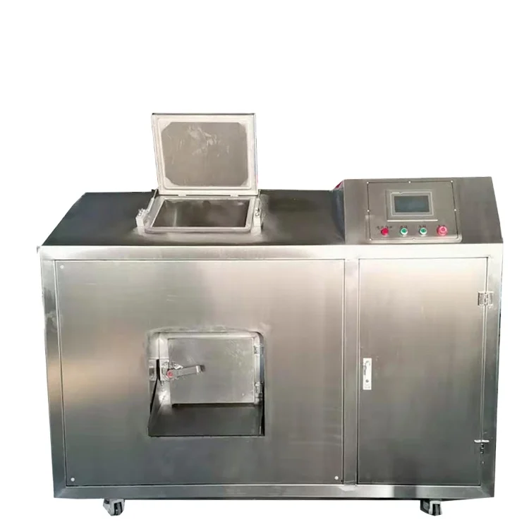 Hospital Waste Treatment Disposal Equipment Medical Waste Shredder With Sterilizer