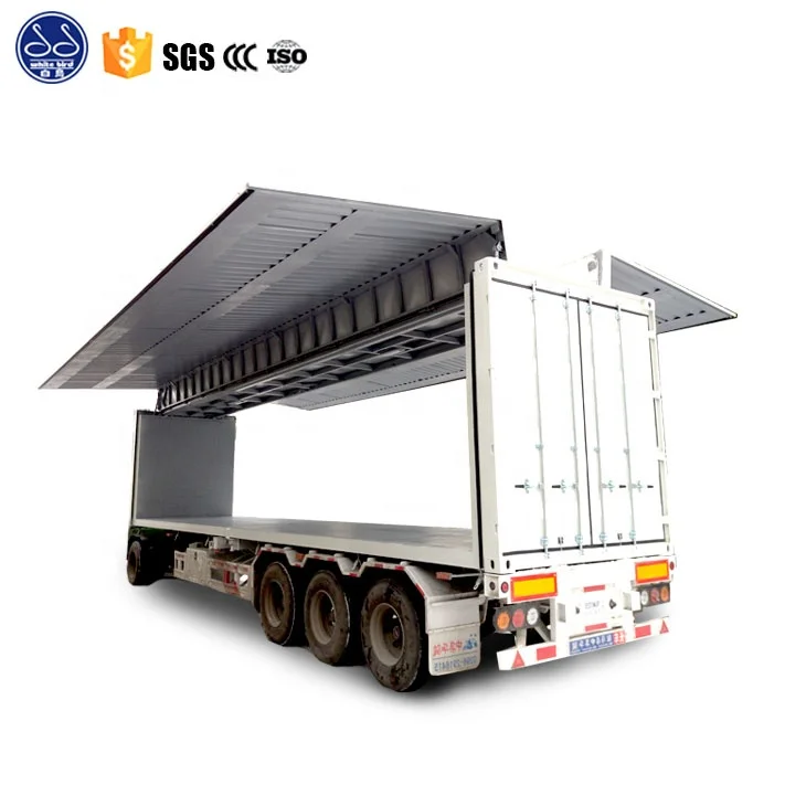 SINOTRUK 12 wheeler Side Body Open box wing van cargo truck for sale in Philippines